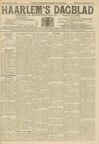 Haarlem's Dagblad 1916-08-21