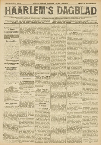 Haarlem's Dagblad 1917-08-21
