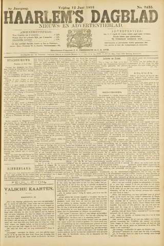 Haarlem's Dagblad 1891-06-12