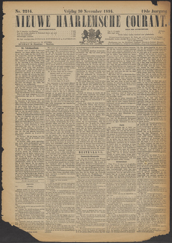 Nieuwe Haarlemsche Courant 1894-11-30