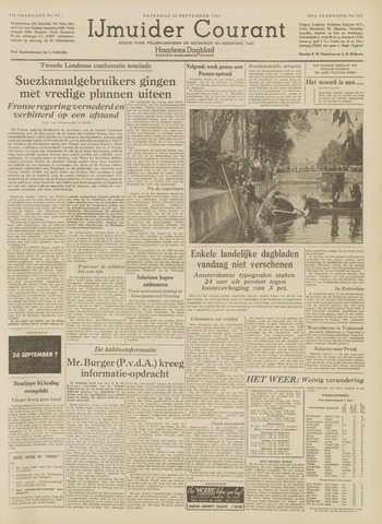 IJmuider Courant 1956-09-22