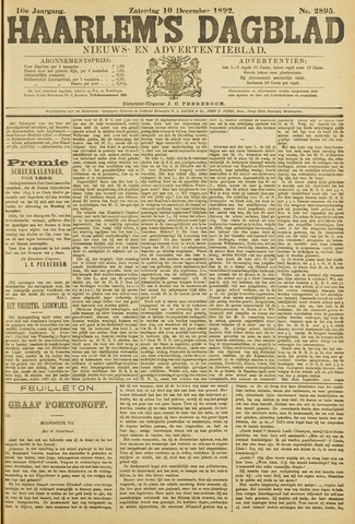 Haarlem's Dagblad 1892-12-10