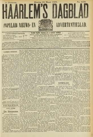 Haarlem's Dagblad 1887-03-22