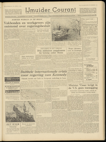 IJmuider Courant 1961-04-20