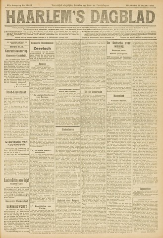 Haarlem's Dagblad 1918-03-25