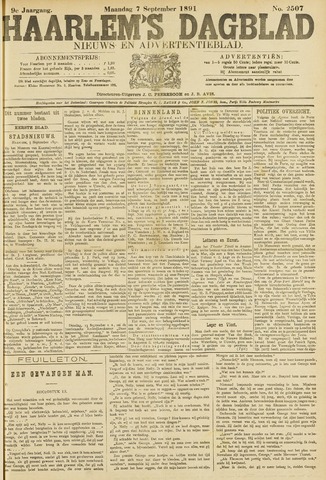 Haarlem's Dagblad 1891-09-07