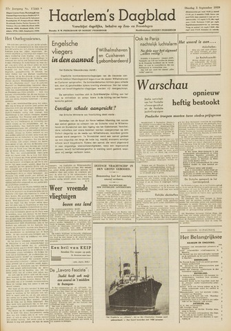 Haarlem's Dagblad 1939-09-05