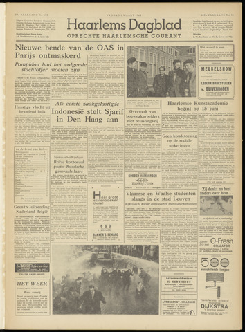 Haarlem's Dagblad 1963-03-01