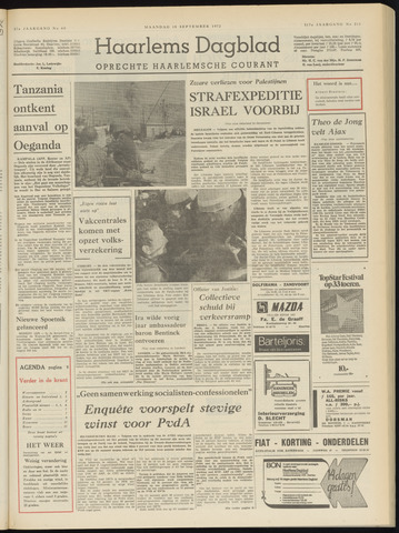 Haarlem's Dagblad 1972-09-18