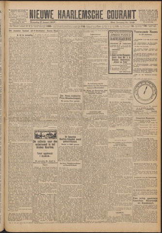 Nieuwe Haarlemsche Courant 1926-01-27