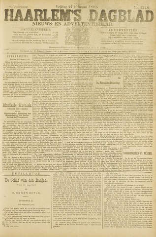 Haarlem's Dagblad 1891-02-27