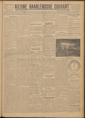 Nieuwe Haarlemsche Courant 1926-03-09