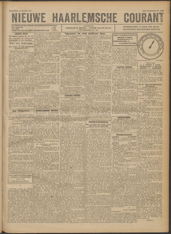 Nieuwe Haarlemsche Courant 1922-03-11