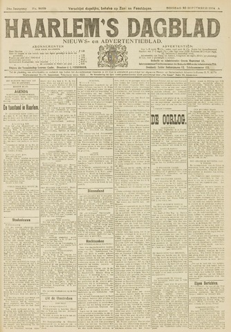 Haarlem's Dagblad 1914-09-22