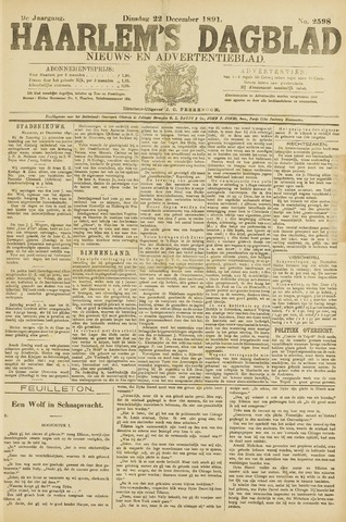 Haarlem's Dagblad 1891-12-22