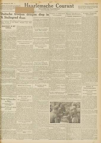 Haarlemsche Courant 1942-10-16