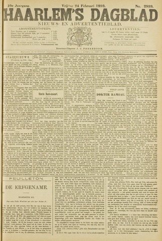 Haarlem's Dagblad 1893-02-24