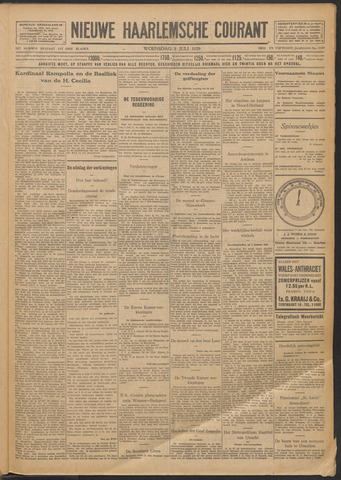 Nieuwe Haarlemsche Courant 1929-07-03