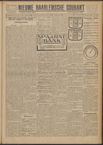 Nieuwe Haarlemsche Courant 1926-09-18