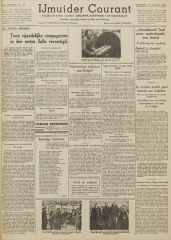 IJmuider Courant 1940-01-17