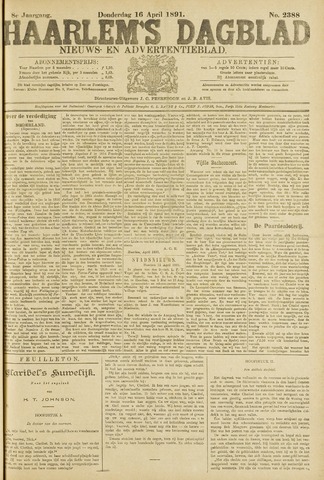 Haarlem's Dagblad 1891-04-16