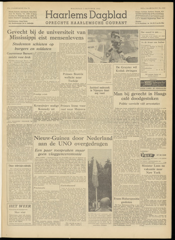 Haarlem's Dagblad 1962-10-01