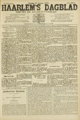 Haarlem's Dagblad 1891-01-27