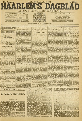 Haarlem's Dagblad 1892-09-16