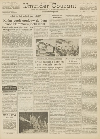 IJmuider Courant 1956-12-06