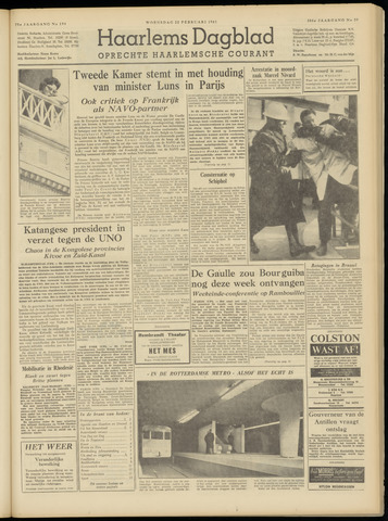 Haarlem's Dagblad 1961-02-22