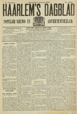 Haarlem's Dagblad 1887-01-06
