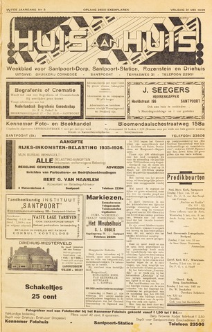 Weekblad Huis aan Huis 1935-05-31