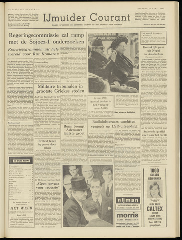 IJmuider Courant 1967-04-25