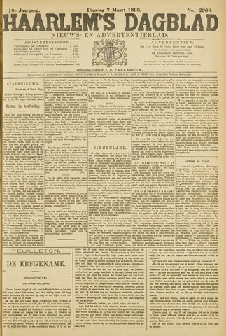 Haarlem's Dagblad 1893-03-07