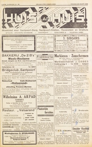 Weekblad Huis aan Huis 1936-03-20