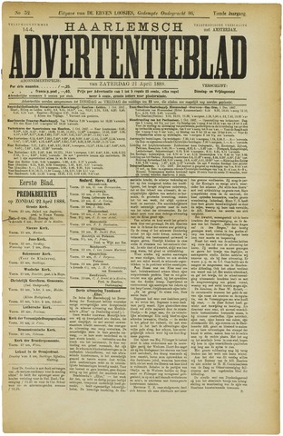 Haarlemsch Advertentieblad 1888-04-21