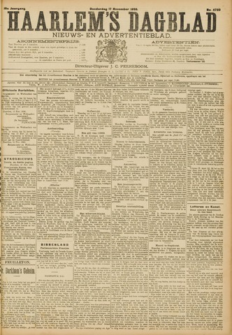 Haarlem's Dagblad 1898-11-17