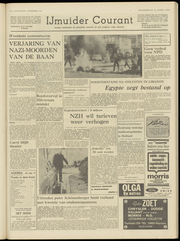 IJmuider Courant 1969-04-24