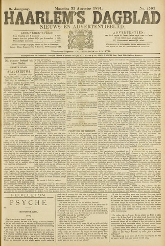 Haarlem's Dagblad 1891-08-31