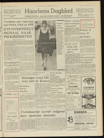 Haarlem's Dagblad 1972-09-13
