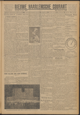 Nieuwe Haarlemsche Courant 1926-06-30