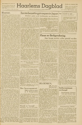 Haarlem's Dagblad 1945-08-28