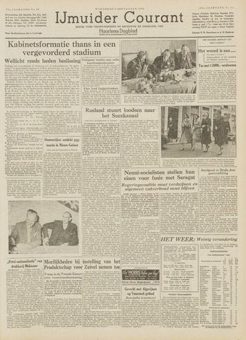 IJmuider Courant 1956-09-05