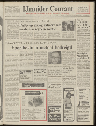 IJmuider Courant 1976-11-04