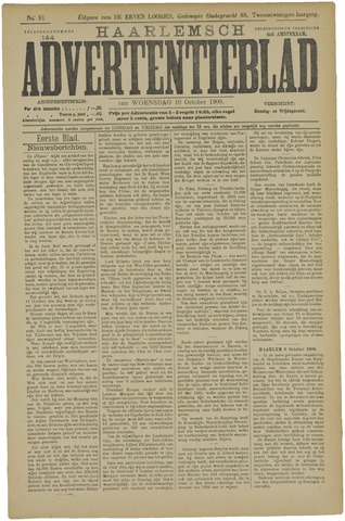 Haarlemsch Advertentieblad 1900-10-10