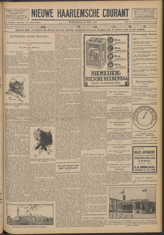 Nieuwe Haarlemsche Courant 1929-05-29