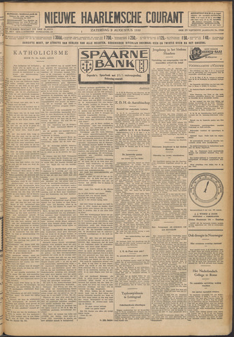 Nieuwe Haarlemsche Courant 1930-08-09