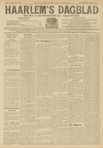 Haarlem's Dagblad 1917-01-20