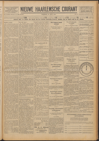 Nieuwe Haarlemsche Courant 1931-07-24