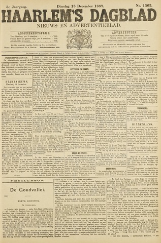 Haarlem's Dagblad 1887-12-13